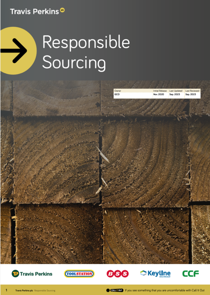 Responsible Sourcing policy